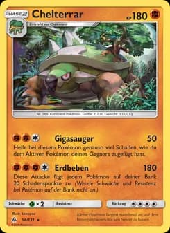 Chelterrar card in German