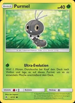 Purmel card in German