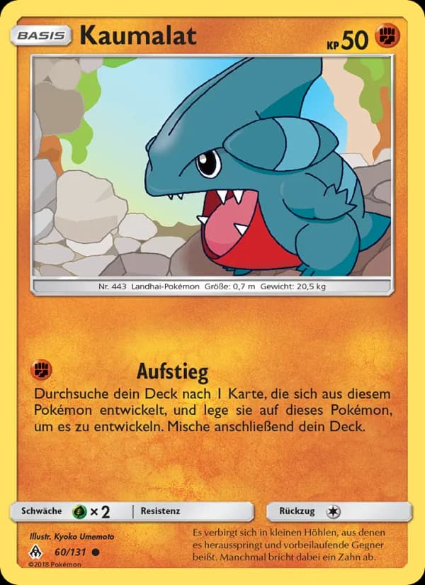 Kaumalat card in German