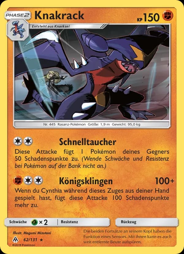 Knakrack card in German