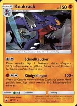 Knakrack card in German
