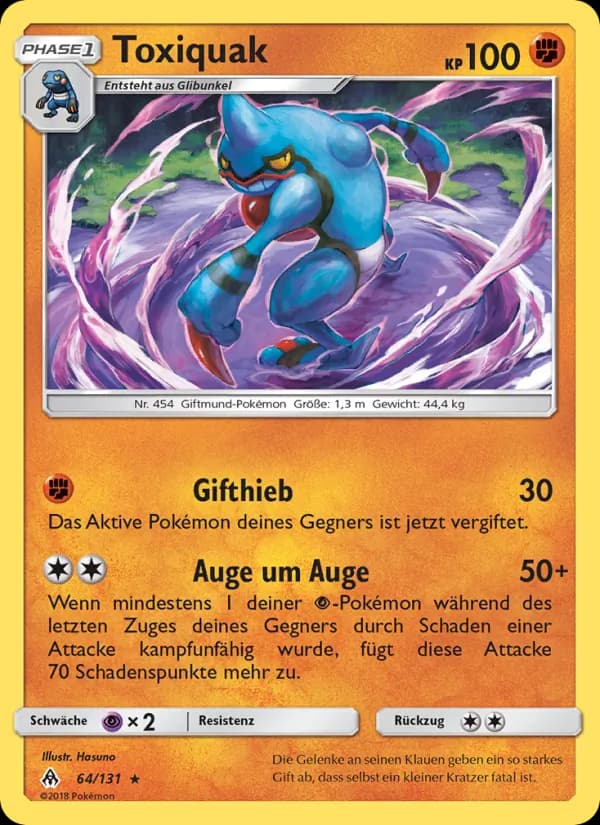 Toxiquak card in German