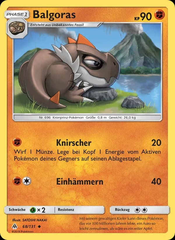 Balgoras card in German