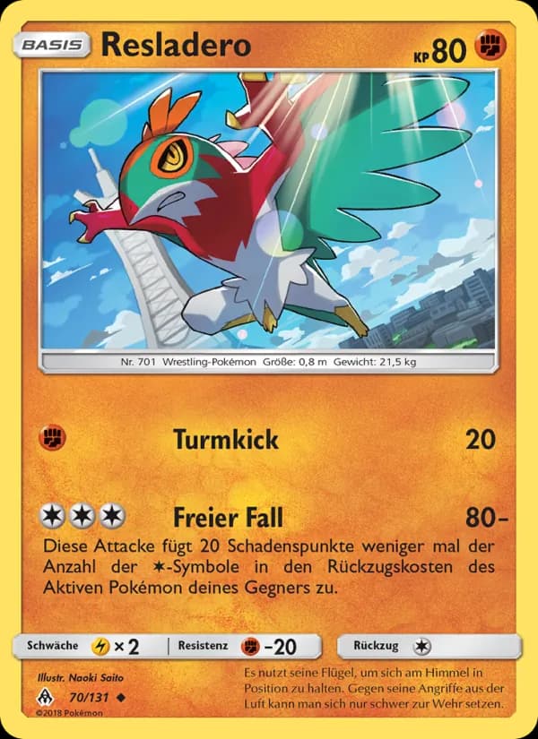 Resladero card in German