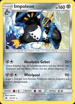 Impoleon card in German