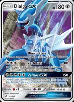 Dialga GX card in German