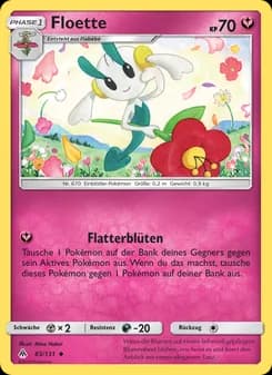 Floette card in German