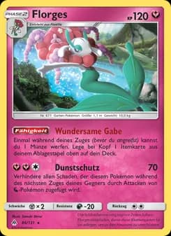 Florges card in German