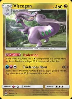 Viscogon card in German