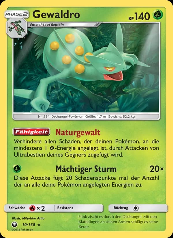 Gewaldro card in German