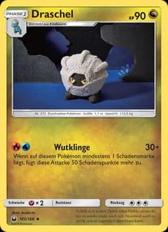 Draschel card in German