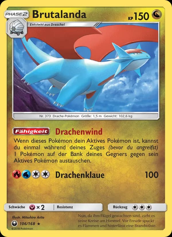 Brutalanda card in German