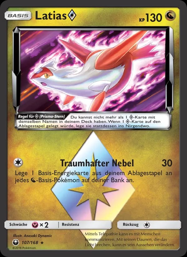 Latias ◇ card in German