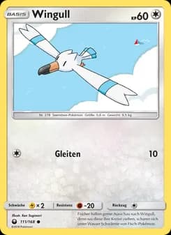Wingull card in German