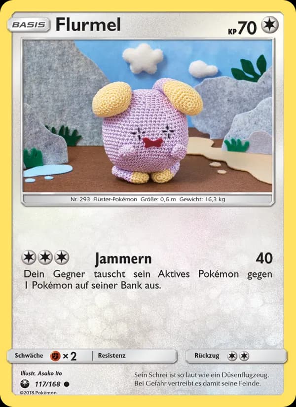 Flurmel card in German