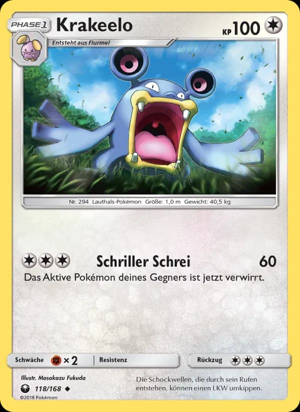 Krakeelo card in German