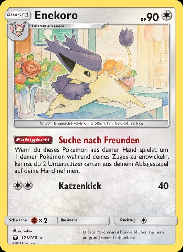 Enekoro card in German
