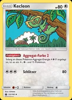 Kecleon card in German