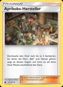 Aprikoko-Hersteller card in German