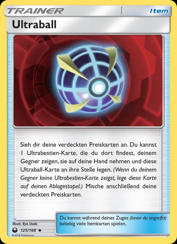 Ultraball card in German