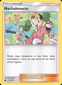 Nachahmerin card in German