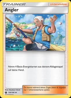 Angler card in German