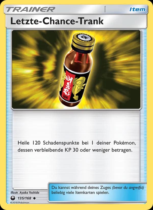 Letzte-Chance-Trank card in German