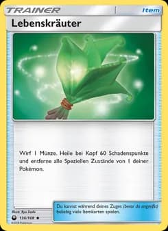Lebenskräuter card in German
