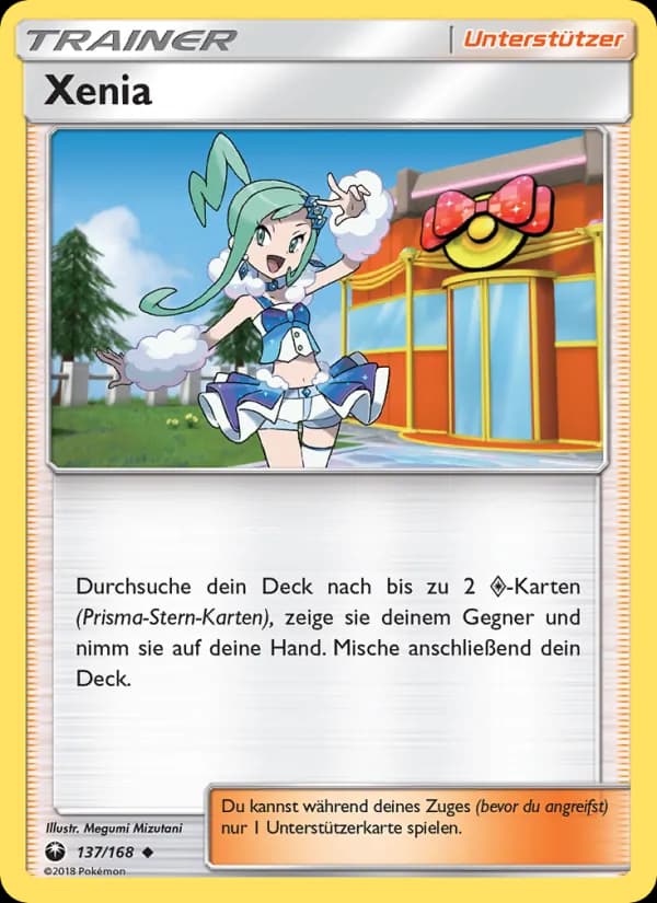Xenia card in German