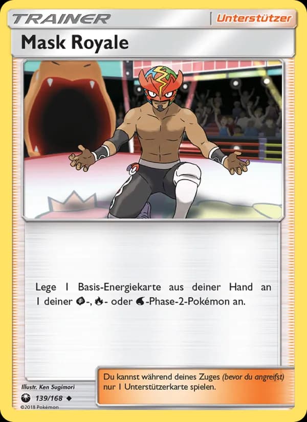 Mask Royale card in German