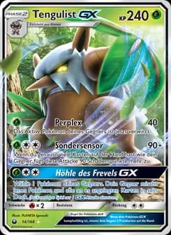 Tengulist GX card in German