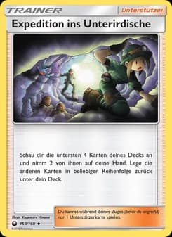 Expedition ins Unterirdische card in German