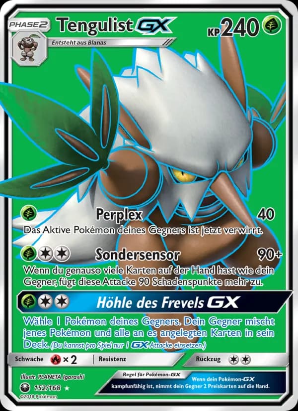 Tengulist GX card in German
