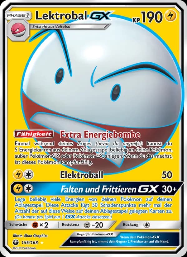 Lektrobal GX card in German