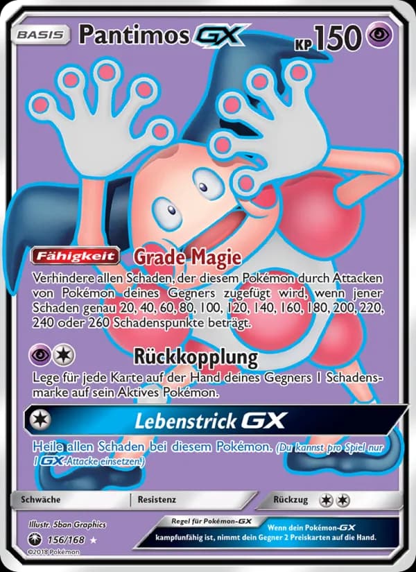 Pantimos GX card in German