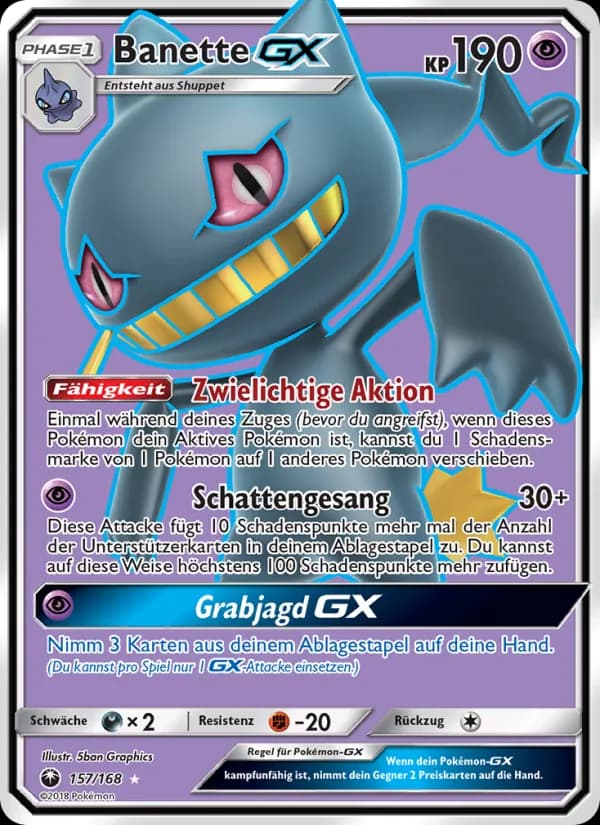 Banette GX card in German