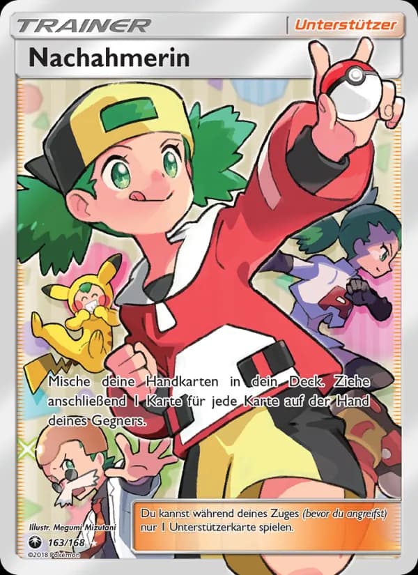 Nachahmerin card in German