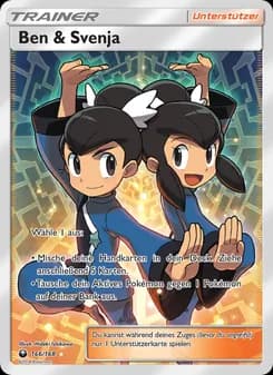 Ben & Svenja card in German