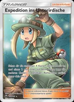 Expedition ins Unterirdische card in German