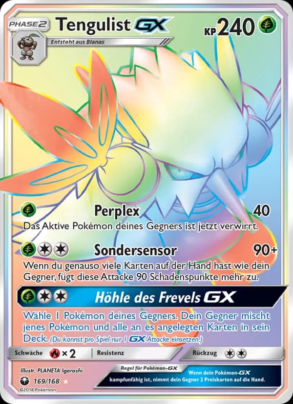 Tengulist GX card in German