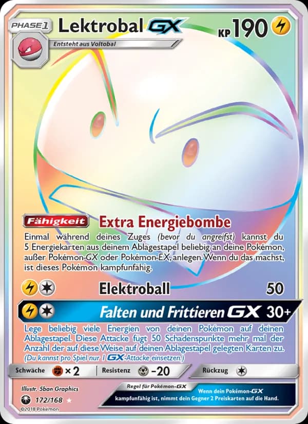 Lektrobal GX card in German