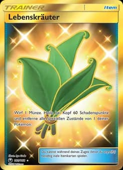 Lebenskräuter card in German