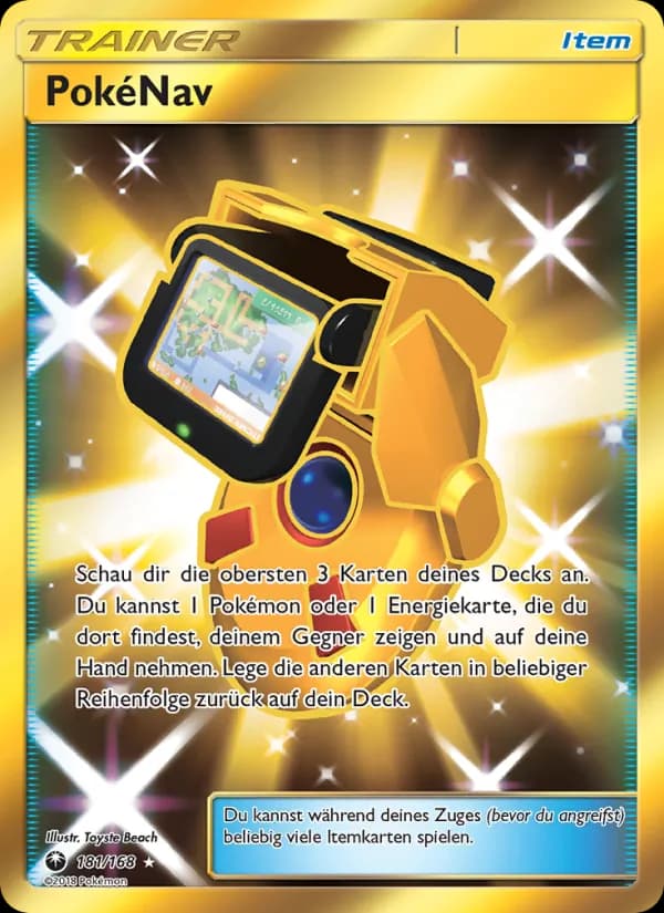PokéNav card in German