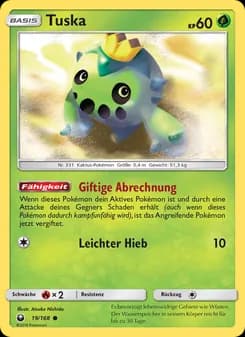 Tuska card in German