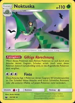 Noktuska card in German