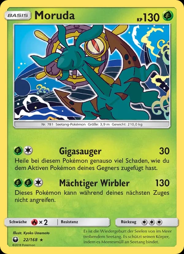 Moruda card in German