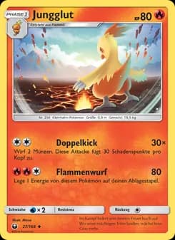 Jungglut card in German