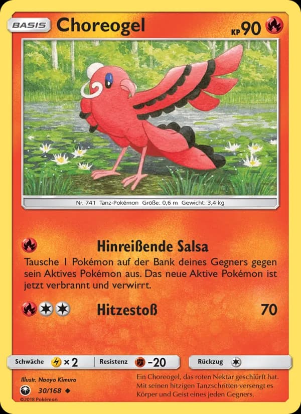 Choreogel card in German