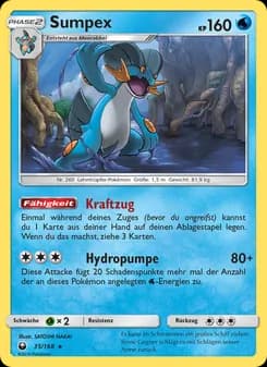 Sumpex card in German