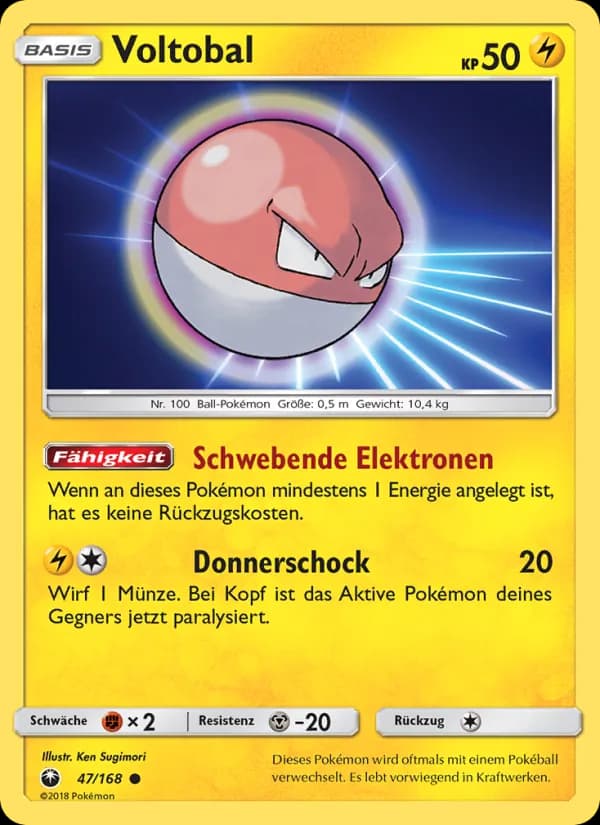 Voltobal card in German